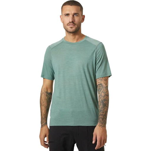 【送料無料】 ヘリーハンセン メンズ Tシャツ トップス HH Durawool T-Shirt - Men's Cactus 【送料無料】 ヘリーハンセン メンズ Tシャツ トップス HH Durawool T-Shirt - Men's Cactus