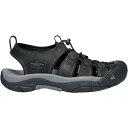 【送料無料】 キーン メンズ サンダル シューズ Newport Sandal - Men's Black/Steel Grey