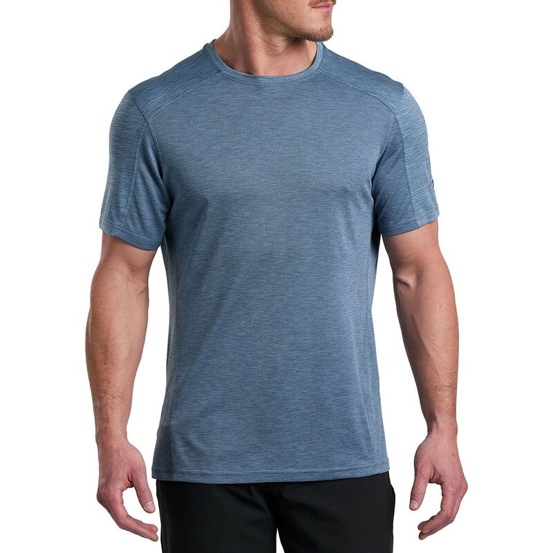 【送料無料】 キュール メンズ Tシャツ トップス Engineered Krew Shirt - Men's Blue Cove