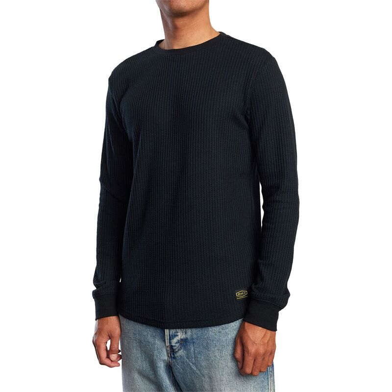 【送料無料】 ルーカ メンズ Tシャツ トップス Day Shift Thermal Long-Sleeve Shirt - Men's Black