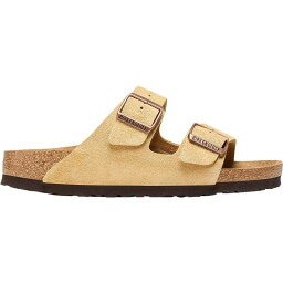 【送料無料】 ビルケンシュトック レディース サンダル シューズ Arizona Suede Sandal - Women's Latte Cream Suede