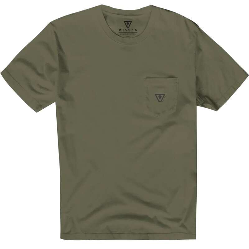  ヴィスラ メンズ Tシャツ トップス Established Premium Pocket T-Shirt - Men's Olive