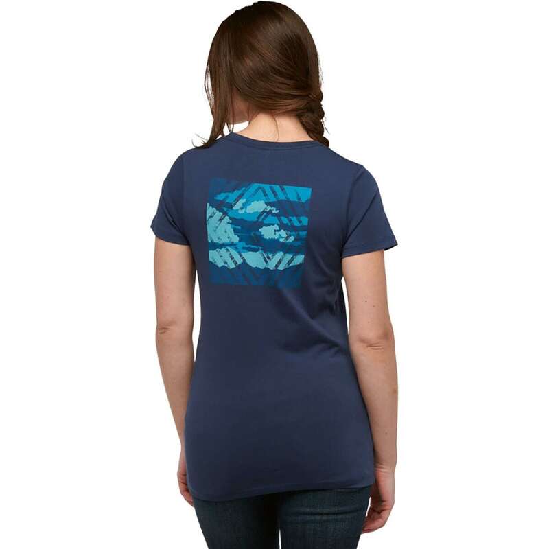 【送料無料】 ブラックダイヤモンド レディース Tシャツ トップス Diamond Camo T-Shirt - Women's Ink Blue