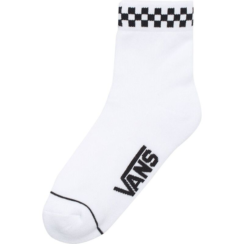 yz oY fB[X C A_[EFA Peek-A-Check Crew Sock - Women's White/Black