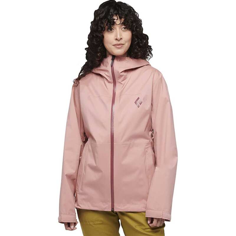 【送料無料】 ブラックダイヤモンド レディース ジャケット・ブルゾン アウター Stormline Stretch Rain Shell - Women's Chalk Pink