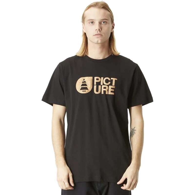ピクチャー オーガニック メンズ トップス Tシャツ Picture Organic Basement Cork T-Shirt - Men's Black ブラック