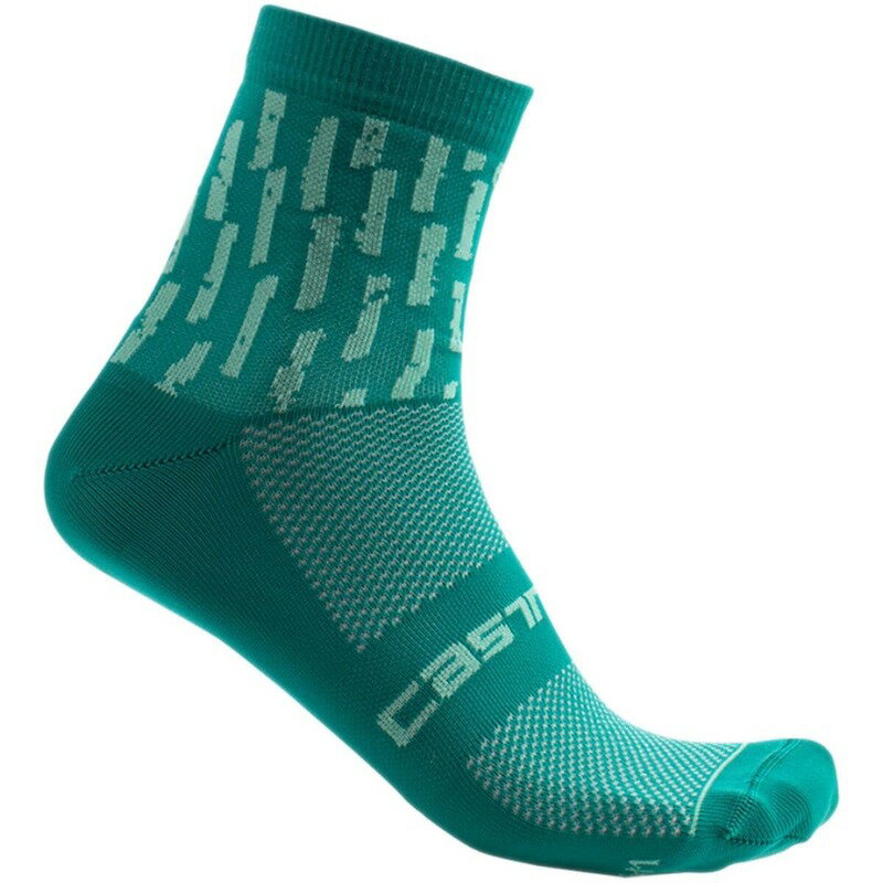 楽天ReVida 楽天市場店【送料無料】 カステリ レディース 靴下 アンダーウェア Aero Pro Sock 9cm - Women's Quetzal Green