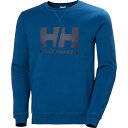 【送料無料】 ヘリーハンセン メンズ パーカー・スウェット アウター Logo Crew Sweatshirt - Men's Deep Fjord