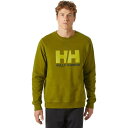 【送料無料】 ヘリーハンセン メンズ パーカー・スウェット アウター Logo Crew Sweatshirt - Men's Olive Green