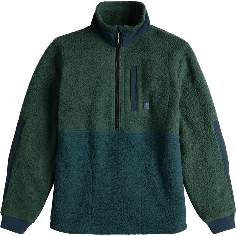 【送料無料】 トポ デザイン メンズ ジャケット ブルゾン アウター Mountain Fleece Pullover Jacket - Men 039 s Forest/Pond Blue