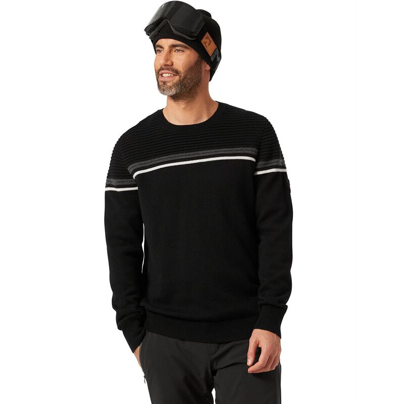 【送料無料】 ヘリーハンセン メンズ Tシャツ トップス Carv Knitted Sweater - Men 039 s Black