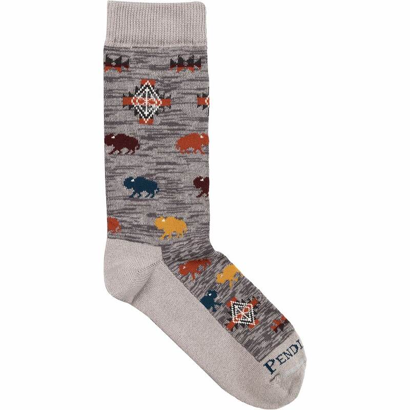 yz yhg fB[X C A_[EFA Prairie Rush Hour Crew Sock Grey