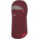 【送料無料】 エアホール メンズ マフラー・ストール・スカーフ アクセサリー Balaclava Full Hinge Waffle Fleece Maroon