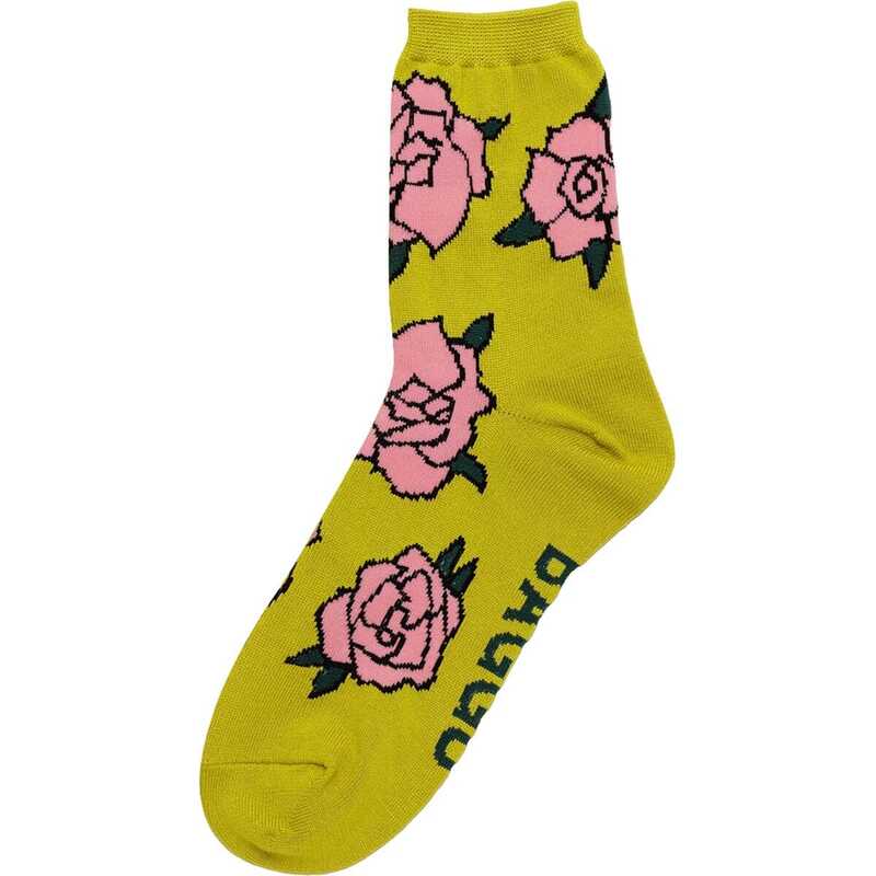 楽天ReVida 楽天市場店【送料無料】 バッグー レディース 靴下 アンダーウェア Crew Sock Rose