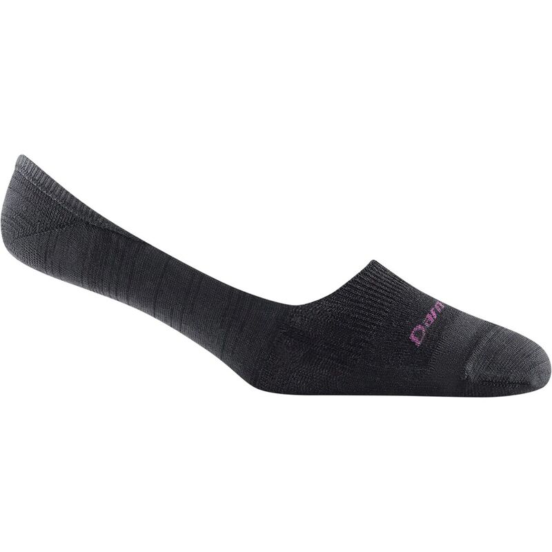 yz _[^t fB[X C A_[EFA Top Down Solid No-Show Invisible Lightweight Sock - Women's Black
