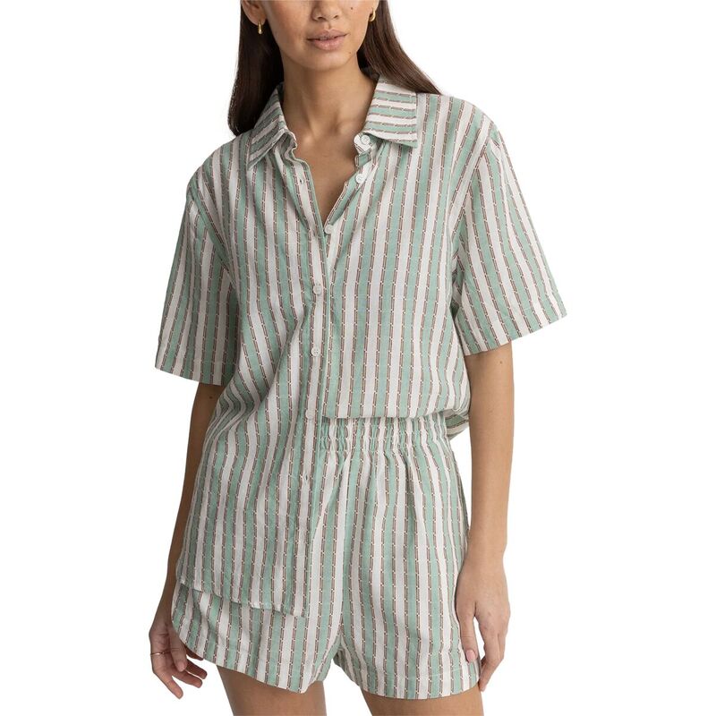 yz Y fB[X TVc gbvX Joelene Short-Sleeve Shirt - Women's Sea Green