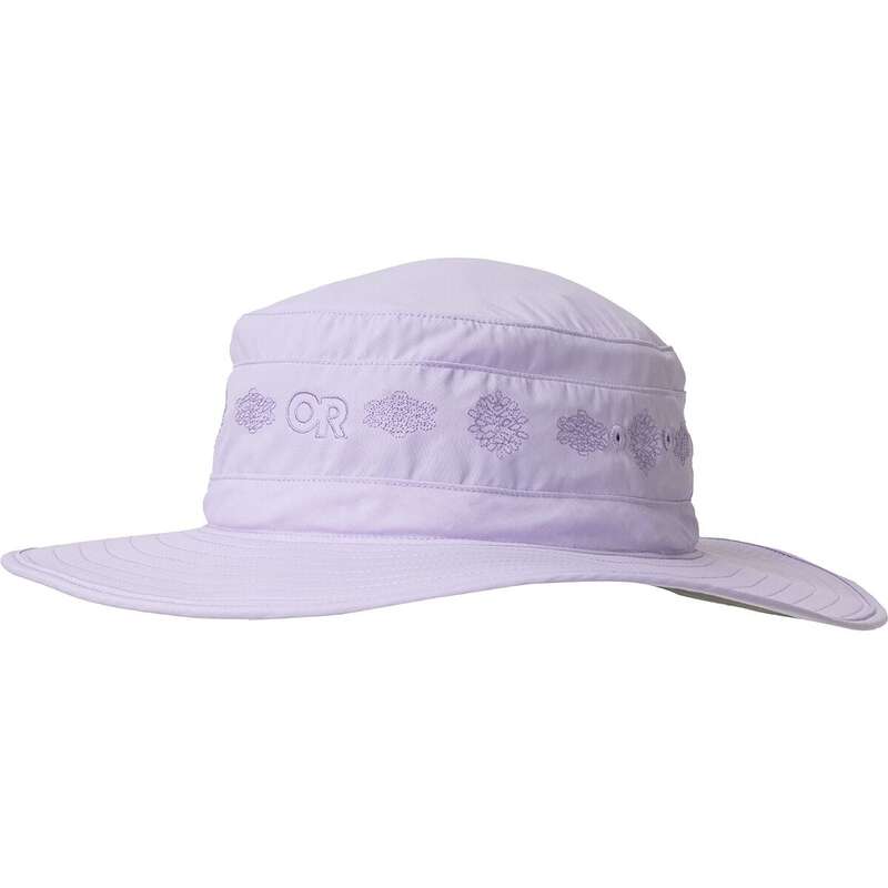 【送料無料】 アウトドアリサーチ レディース 帽子 アクセサリー Solar Roller Sun Hat - Women's lavender-rice embroidery