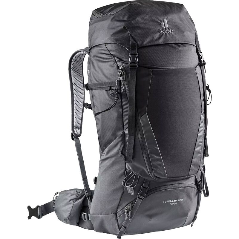 Deuter Men's Bag Backpack/Rucksack Deuter Futura Air Trek 50+10L Backpack Black/Graphite Black