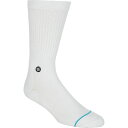 【送料無料】 スタンス メンズ 靴下 アンダーウェア Icon Sock - Men's White/Black