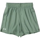 【送料無料】 アンダーアーマー メンズ カジュアルパンツ ボトムス Woven 5in Short - Men's Silica Green/White(4)