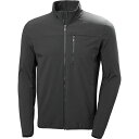 【送料無料】 ヘリーハンセン メンズ ジャケット・ブルゾン アウター Crew Softshell 2.0 Jacket - Men's Ebony