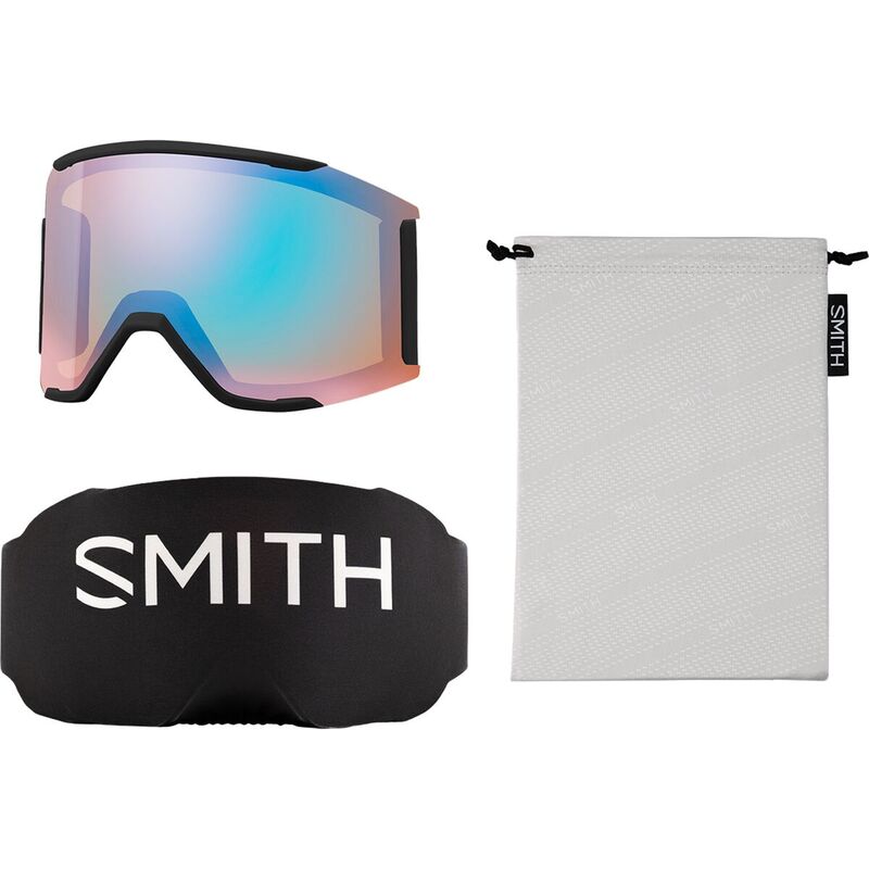 【送料無料】 スミス メンズ サングラス・アイウェア アクセサリー Squad MAG Goggles White Vapor/ChromaPop Sun Black/ChromaPop Storm Blue Sensor Mirror
