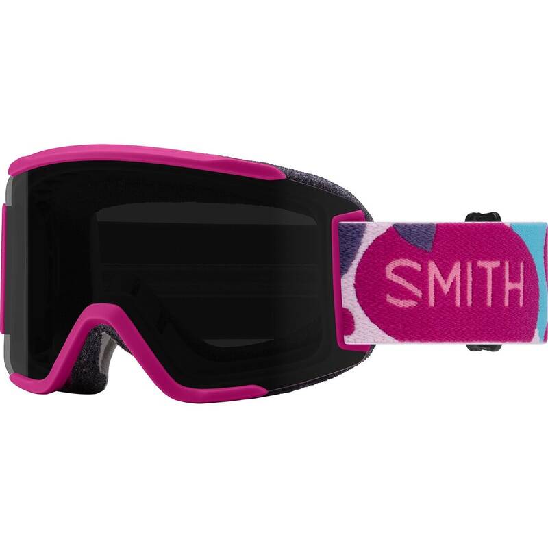 【送料無料】 スミス メンズ サングラス・アイウェア アクセサリー Squad S Goggles Fuschia Oversized Shapes/ChromaPop Sun Black/Extra Lens-Clear