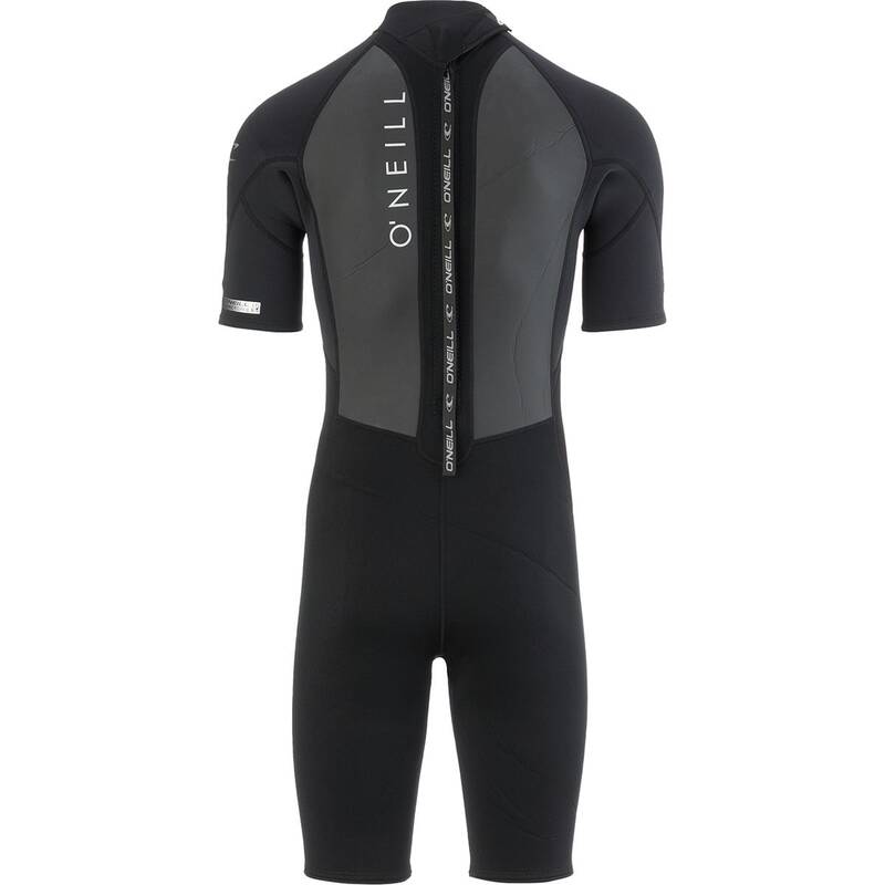 【送料無料】 オニール メンズ 上下セット 水着 Reactor II 2mm Back-Zip Short-Sleeve Spring Wetsuit - Men's Black/Slate