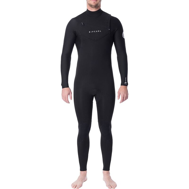 【送料無料】 リップカール メンズ 上下セット 水着 Dawn Patrol 4/3 Chest-Zip Full Wetsuit - Men's Black