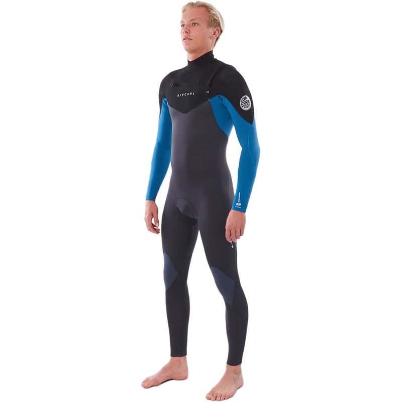 【送料無料】 リップカール メンズ 上下セット 水着 Dawn Patrol 3/2 Chest-Zip Wetsuit - Men's Black