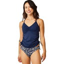 【送料無料】 カーブデザイン レディース トップのみ 水着 Camari Tankini Top - Women's Navy