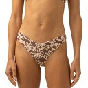 【送料無料】 リズム レディース ボトムスのみ 水着 Drifter Floral Hi Cut Pant - Women's Chocolate