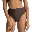 【送料無料】 リズム レディース ボトムスのみ 水着 Classic Hi Waist Bikini Bottom - Women's Chocolate