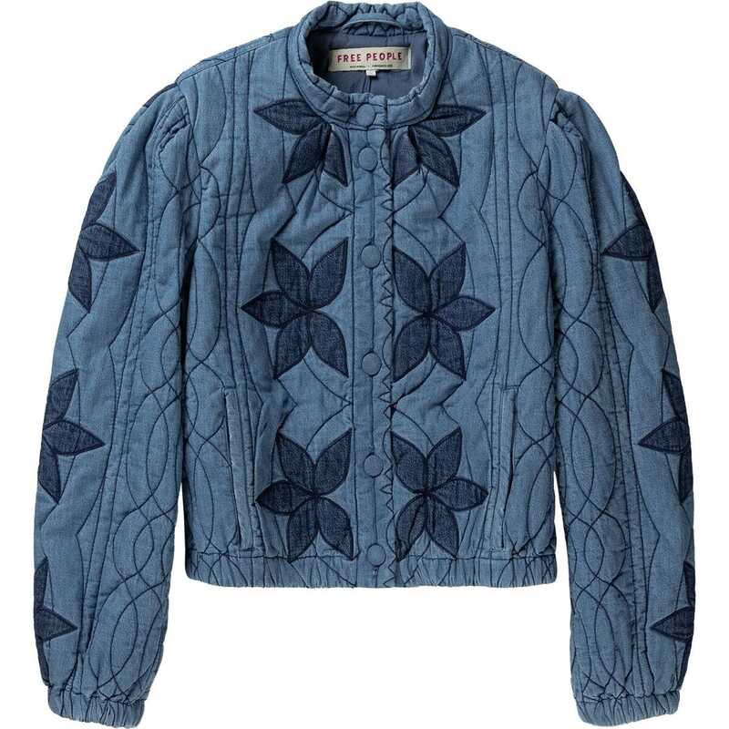 【送料無料】 フリーピープル レディース ジャケット・ブルゾン アウター Quinn Quilted Jacket - Women's Indigo Combo