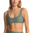 【送料無料】 リズム レディース トップのみ 水着 Classic Crop Bikini Top - Women's Olive
