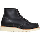 レッドウイング レッドウイング レディース ブーツ・レインブーツ シューズ Classic Moc 6in Boot Black Boundary Leather