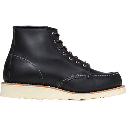 レッドウイング レディース ブーツ・レインブーツ シューズ Classic Moc 6in Boot Black Boundary Leather