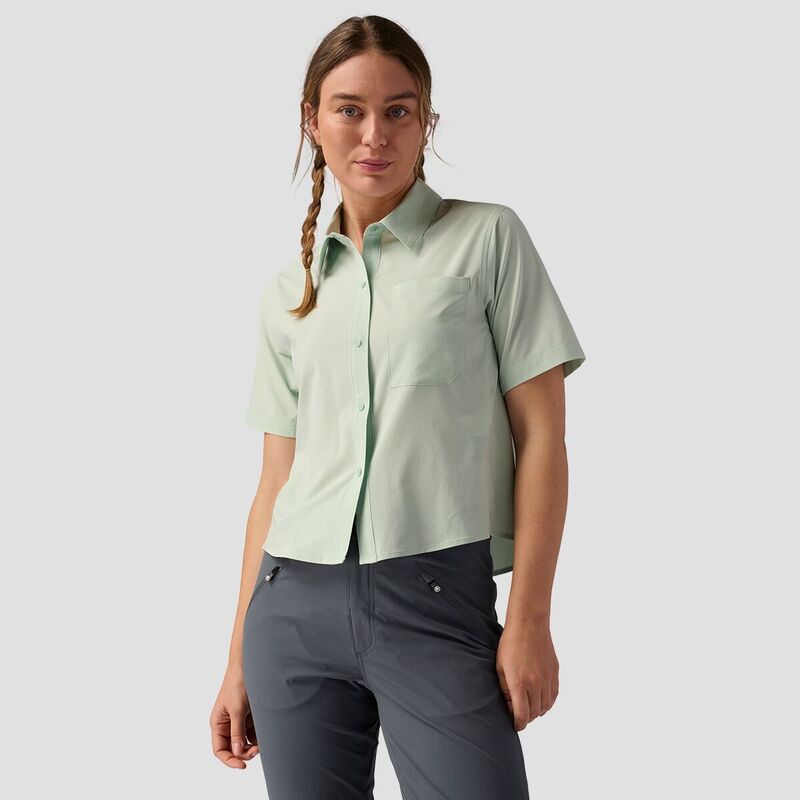̵ Хåȥ꡼ ǥ  ȥåץ Slickrock Short-Sleeve Button-Up Jersey...