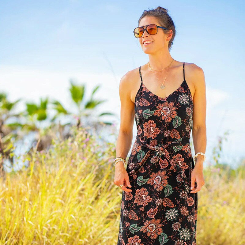 【送料無料】 カーブデザイン レディース ワンピース トップス Macy Dress - Women's Cloud Wildflower