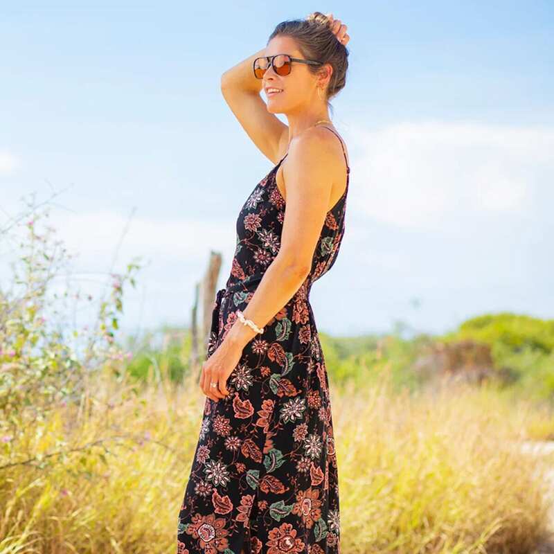 【送料無料】 カーブデザイン レディース ワンピース トップス Macy Dress - Women's Cloud Wildflower