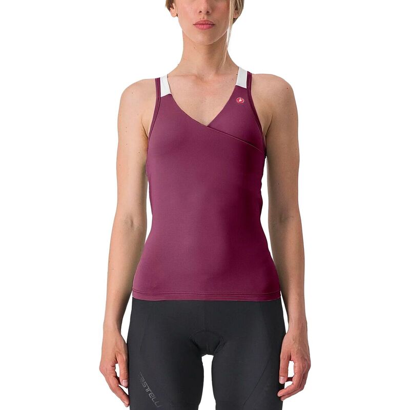 カステリ レディース トップス シャツ ジャージー Castelli Solaris Top Jersey - Women's Deep Purple/Ivory アイボリー