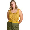 【送料無料】 ドード アンドコー レディース タンクトップ トップス Manzana Ruffle Tank Top - Women's Pollen Small Floral Print