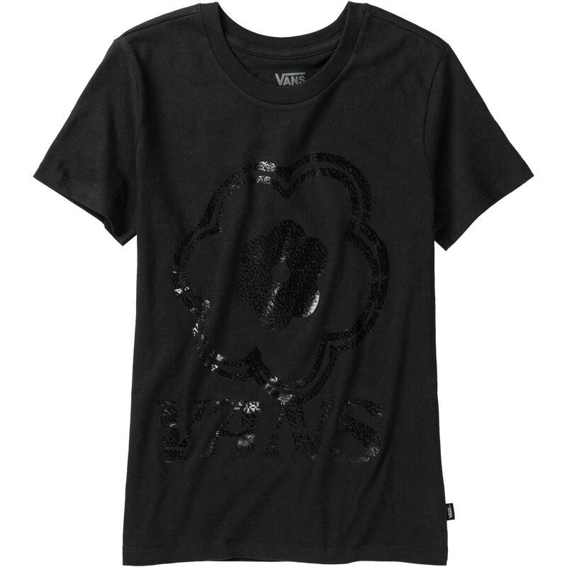 【送料無料】 バンズ レディース Tシャツ トップス Blackout Floral Crew - Women's Black