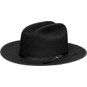 【送料無料】 ステトソン メンズ 帽子 アクセサリー Open Road Royal Deluxe Hat Black