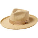 【送料無料】 ブリクストン レディース 帽子 アクセサリー Victoria Straw Fedora - Women's Natural/Oat Milk
