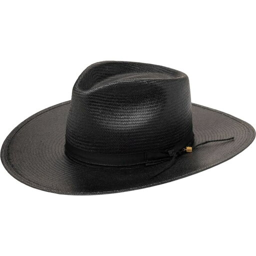 【送料無料】 ステトソン メンズ 帽子 アクセサリー JW Marshall Straw Hat Black 【送料無料】 ステトソン メンズ 帽子 アクセサリー JW Marshall Straw Hat Black