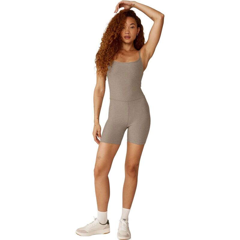 ビヨンドヨガ レディース ボトムス スカート ジャンプスーツ Beyond Yoga Spacedye Keep Pace Biker Jumpsuit - Women's Birch Heather ヘザー