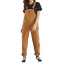 【送料無料】 ディッキーズ レディース スカート ボトムス Bib Relaxed Straight Overall - Women's Rinsed Brown Duck(4)
