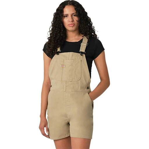 【送料無料】 ディッキーズ レディース スカート ボトムス Duck Canvas Short Bib - Women's Stonewash Pale Green 【送料無料】 ディッキーズ レディース スカート ボトムス Duck Canvas Short Bib - Women's Stonewash Pale Green