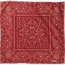 【送料無料】 エクスオフィシオ メンズ マフラー・ストール・スカーフ アクセサリー Woven Bandana Retro Red